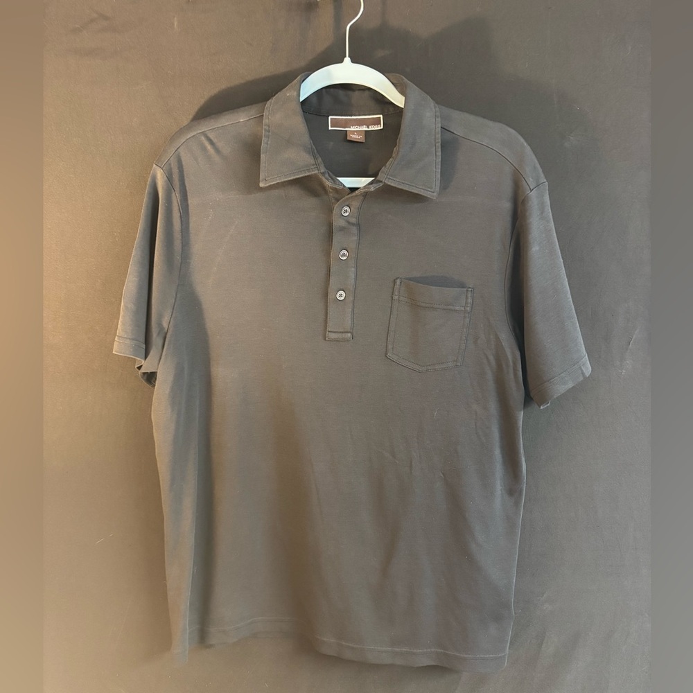 Michael Kor’s Men’s Black Polo Shirt large